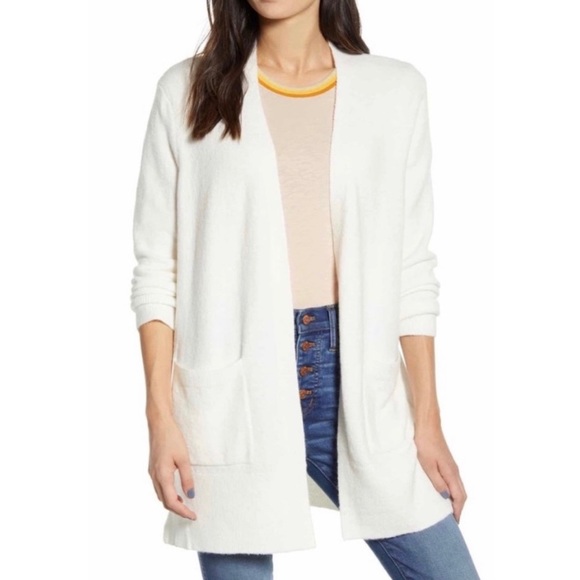 Madewell Sweaters - Madewell Kent Cardigan Sweater Antique Cream